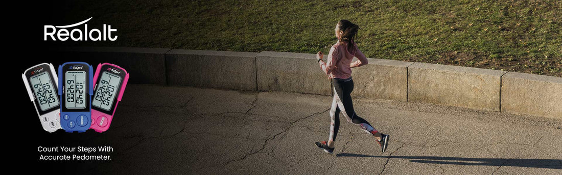 Person walking safely in hot summer weather with water and sun protection