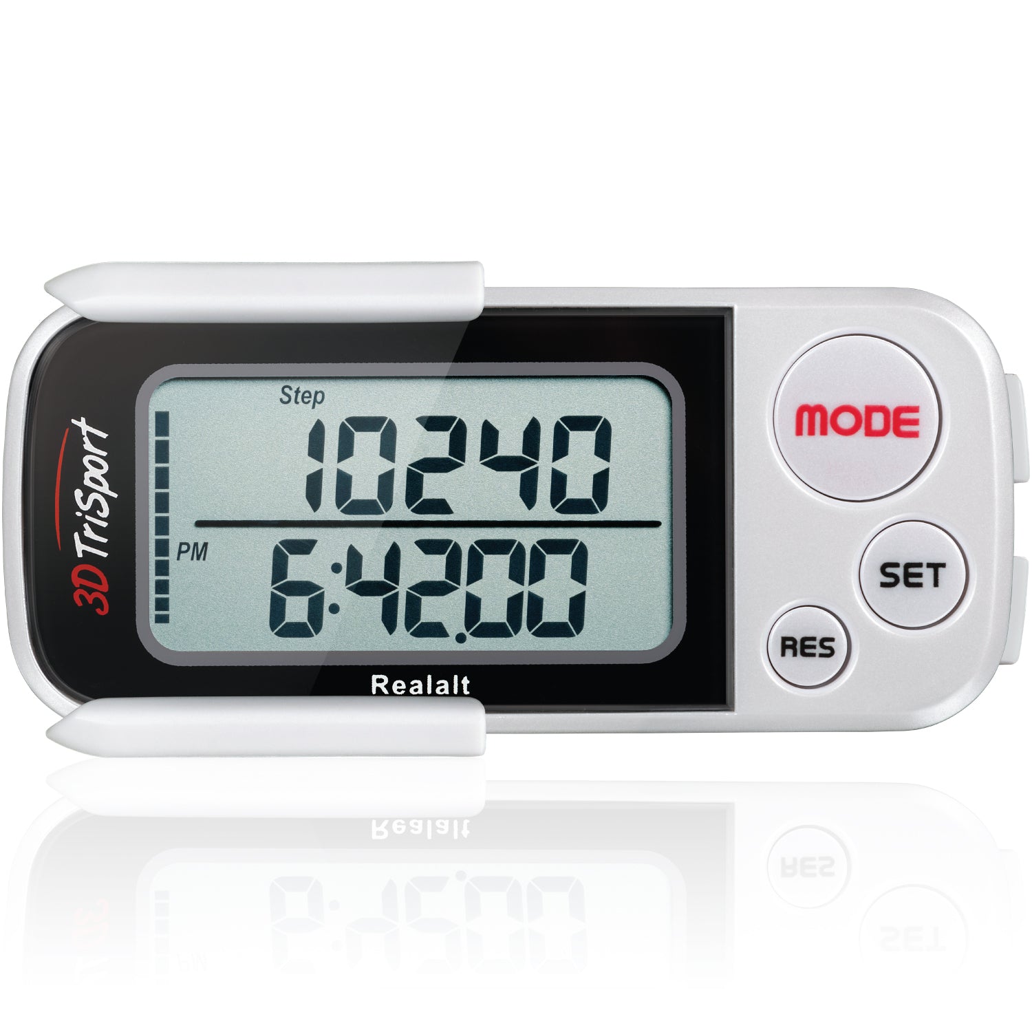 3d Tri-axis Pedometer - Simple Step Counter With Large Dispaly & Clip  Accurate Step Counter Easy Pedometer For Walking